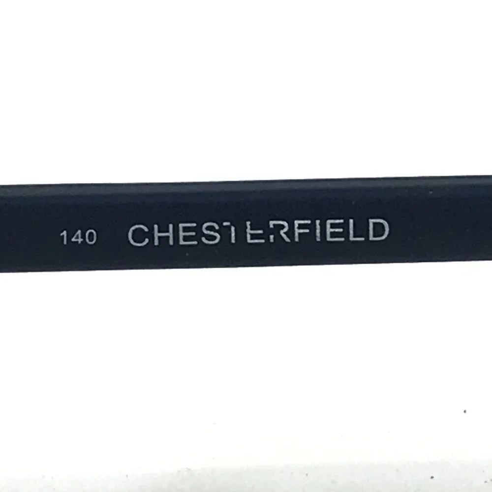 Chesterfield Eyeglasses Frame CH862 0003 Black Blue Rectangle Wire Rim 53-17-140